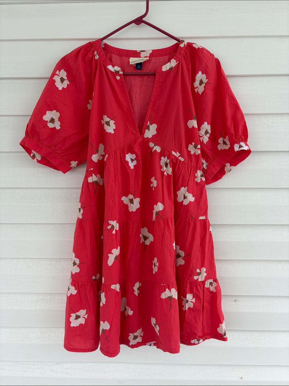 Pink Floral Mini Dress Cottagecore Coquette Romantic Babydoll Beach Vacation